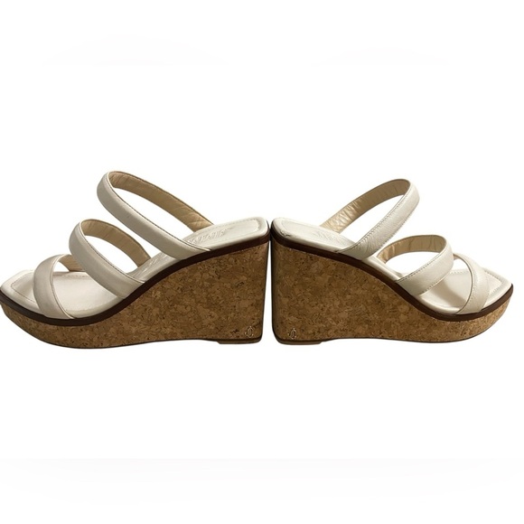 Jimmy Choo Ivory Strappy Sandals - Picture 4 of 8